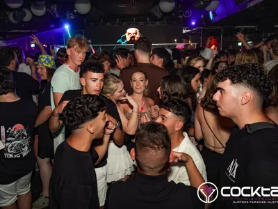 A professional photo of guests enjoying themselves at Cocktails Nightclub from our gallery.