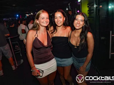 A professional photo of guests enjoying themselves at Cocktails Nightclub from our gallery.