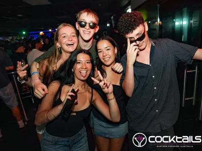 A professional photo of guests enjoying themselves at Cocktails Nightclub from our gallery.