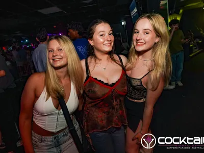 A professional photo of guests enjoying themselves at Cocktails Nightclub from our gallery.