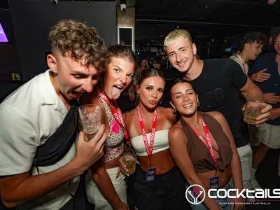 A professional photo of guests enjoying themselves at Cocktails Nightclub from our gallery.