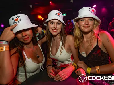 A professional photo of guests enjoying themselves at Cocktails Nightclub from our gallery.