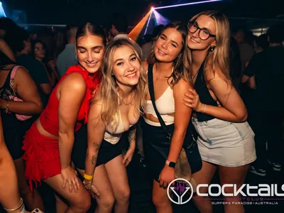 A professional photo of guests enjoying themselves at Cocktails Nightclub from our gallery.