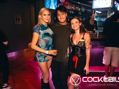 A professional photo of guests enjoying themselves at Cocktails Nightclub from our gallery.