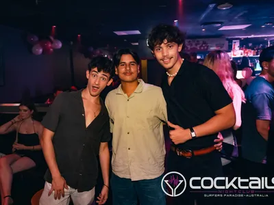 A professional photo of guests enjoying themselves at Cocktails Nightclub from our gallery.