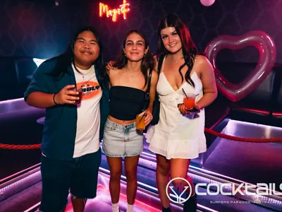 A professional photo of guests enjoying themselves at Cocktails Nightclub from our gallery.