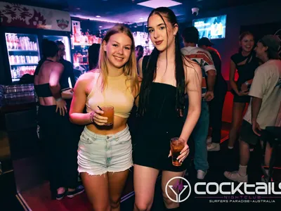 A professional photo of guests enjoying themselves at Cocktails Nightclub from our gallery.