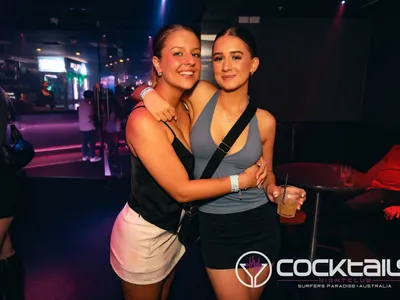 A professional photo of guests enjoying themselves at Cocktails Nightclub from our gallery.