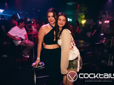 A professional photo of guests enjoying themselves at Cocktails Nightclub from our gallery.