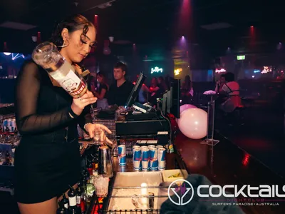 A professional photo of guests enjoying themselves at Cocktails Nightclub from our gallery.