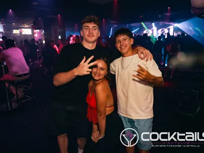 A professional photo of guests enjoying themselves at Cocktails Nightclub from our gallery.