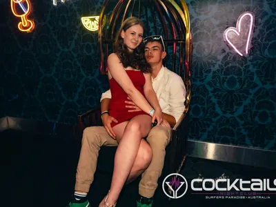 A professional photo of guests enjoying themselves at Cocktails Nightclub from our gallery.