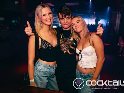 A professional photo of guests enjoying themselves at Cocktails Nightclub from our gallery.