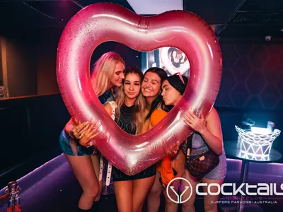 A professional photo of guests enjoying themselves at Cocktails Nightclub from our gallery.