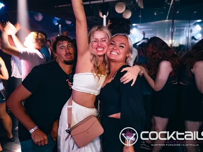 A professional photo of guests enjoying themselves at Cocktails Nightclub from our gallery.