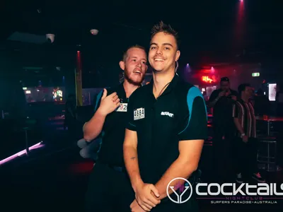 A professional photo of guests enjoying themselves at Cocktails Nightclub from our gallery.