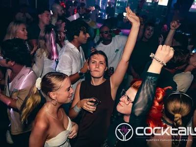 A professional photo of guests enjoying themselves at Cocktails Nightclub from our gallery.