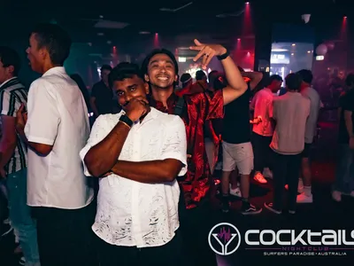 A professional photo of guests enjoying themselves at Cocktails Nightclub from our gallery.