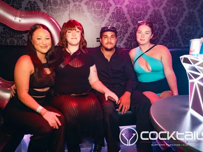 A professional photo of guests enjoying themselves at Cocktails Nightclub from our gallery.