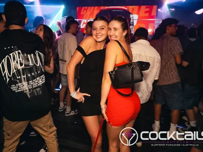 A professional photo of guests enjoying themselves at Cocktails Nightclub from our gallery.