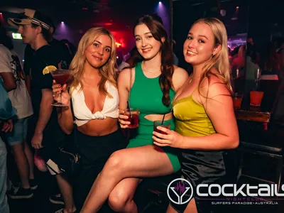 A professional photo of guests enjoying themselves at Cocktails Nightclub from our gallery.