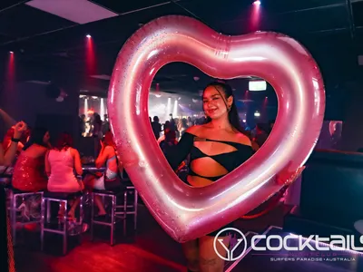 A professional photo of guests enjoying themselves at Cocktails Nightclub from our gallery.