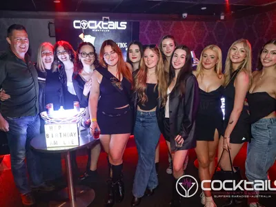 A professional photo of guests enjoying themselves at Cocktails Nightclub from our gallery.