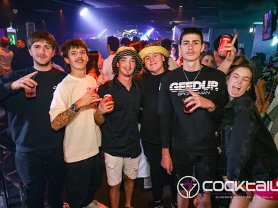 A professional photo of guests enjoying themselves at Cocktails Nightclub from our gallery.