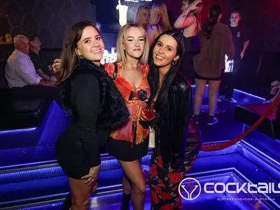 A professional photo of guests enjoying themselves at Cocktails Nightclub from our gallery.