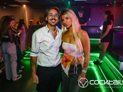 A professional photo of guests enjoying themselves at Cocktails Nightclub from our gallery.