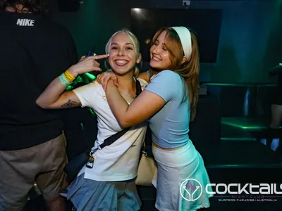 A professional photo of guests enjoying themselves at Cocktails Nightclub from our gallery.