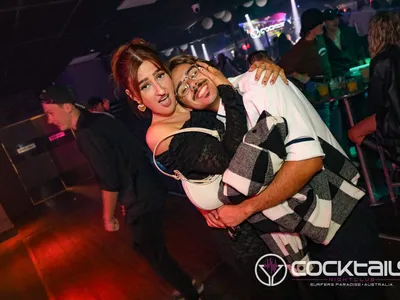 A professional photo of guests enjoying themselves at Cocktails Nightclub from our gallery.