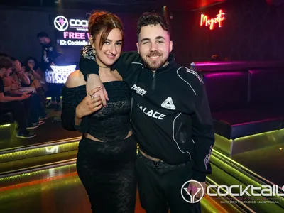 A professional photo of guests enjoying themselves at Cocktails Nightclub from our gallery.