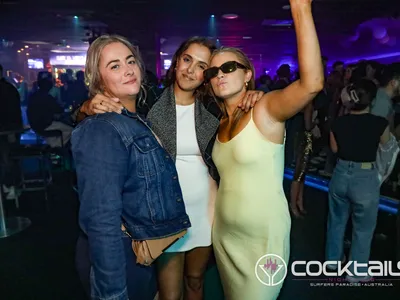 A professional photo of guests enjoying themselves at Cocktails Nightclub from our gallery.