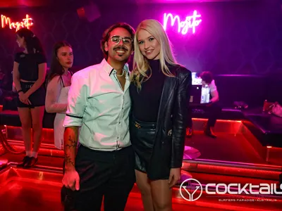 A professional photo of guests enjoying themselves at Cocktails Nightclub from our gallery.