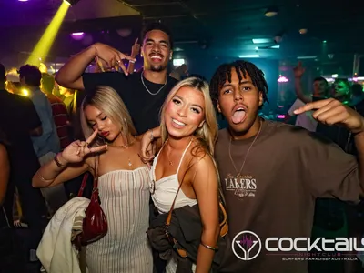 A professional photo of guests enjoying themselves at Cocktails Nightclub from our gallery.