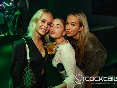 A professional photo of guests enjoying themselves at Cocktails Nightclub from our gallery.