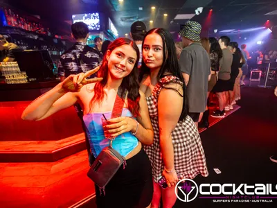 A professional photo of guests enjoying themselves at Cocktails Nightclub from our gallery.