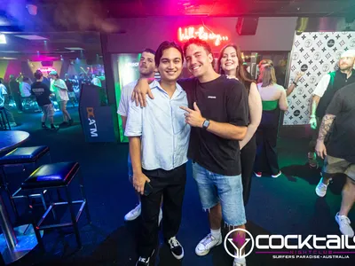 A professional photo of guests enjoying themselves at Cocktails Nightclub from our gallery.