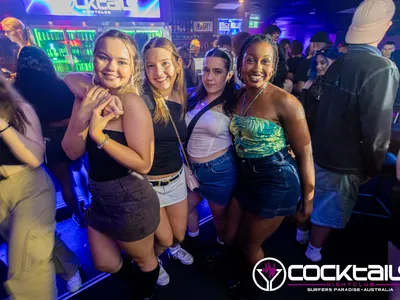 A professional photo of guests enjoying themselves at Cocktails Nightclub from our gallery.