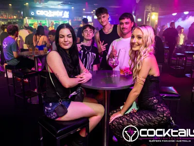 A professional photo of guests enjoying themselves at Cocktails Nightclub from our gallery.