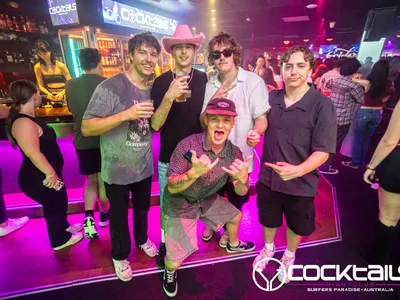 A professional photo of guests enjoying themselves at Cocktails Nightclub from our gallery.