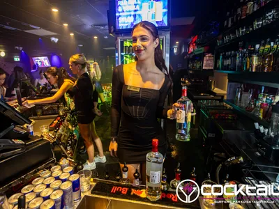 A professional photo of guests enjoying themselves at Cocktails Nightclub from our gallery.