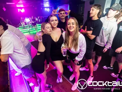 A professional photo of guests enjoying themselves at Cocktails Nightclub from our gallery.