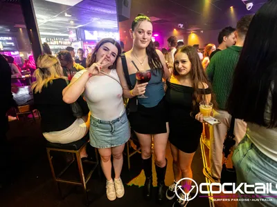 A professional photo of guests enjoying themselves at Cocktails Nightclub from our gallery.