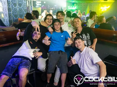 A professional photo of guests enjoying themselves at Cocktails Nightclub from our gallery.