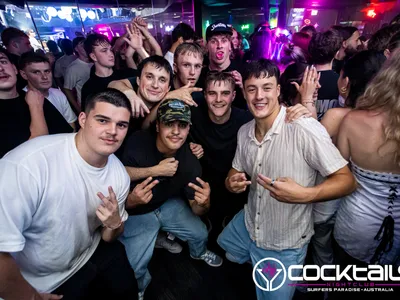 A professional photo of guests enjoying themselves at Cocktails Nightclub from our gallery.