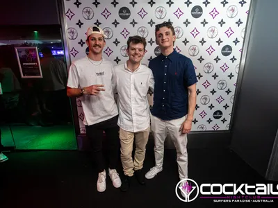 A professional photo of guests enjoying themselves at Cocktails Nightclub from our gallery.