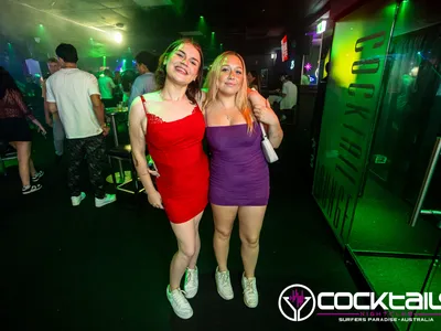 A professional photo of guests enjoying themselves at Cocktails Nightclub from our gallery.