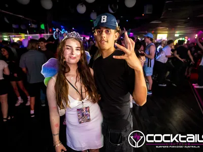 A professional photo of guests enjoying themselves at Cocktails Nightclub from our gallery.